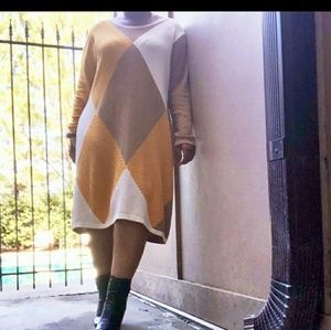 Lane Bryant textured sweater dress